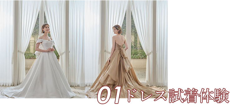 ドレス試着体験